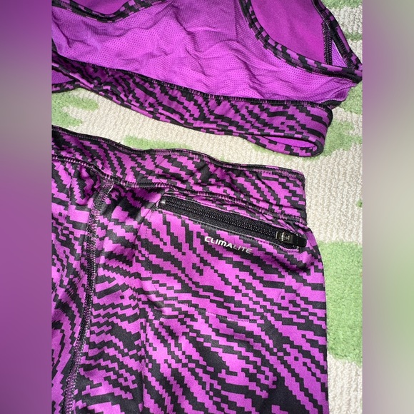ADIDAS PURPLE ZEBRA SET - Techfit - Size M - Picture 5 of 5